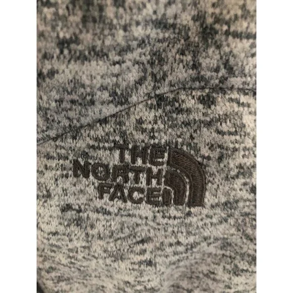 The North Face Girls Gray Down Coat w/ Hood - Size XL